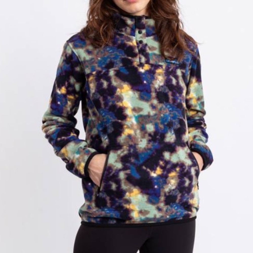 KAVU Cavanaugh Fleece Sonic Boom outdoor hiking Womens Large